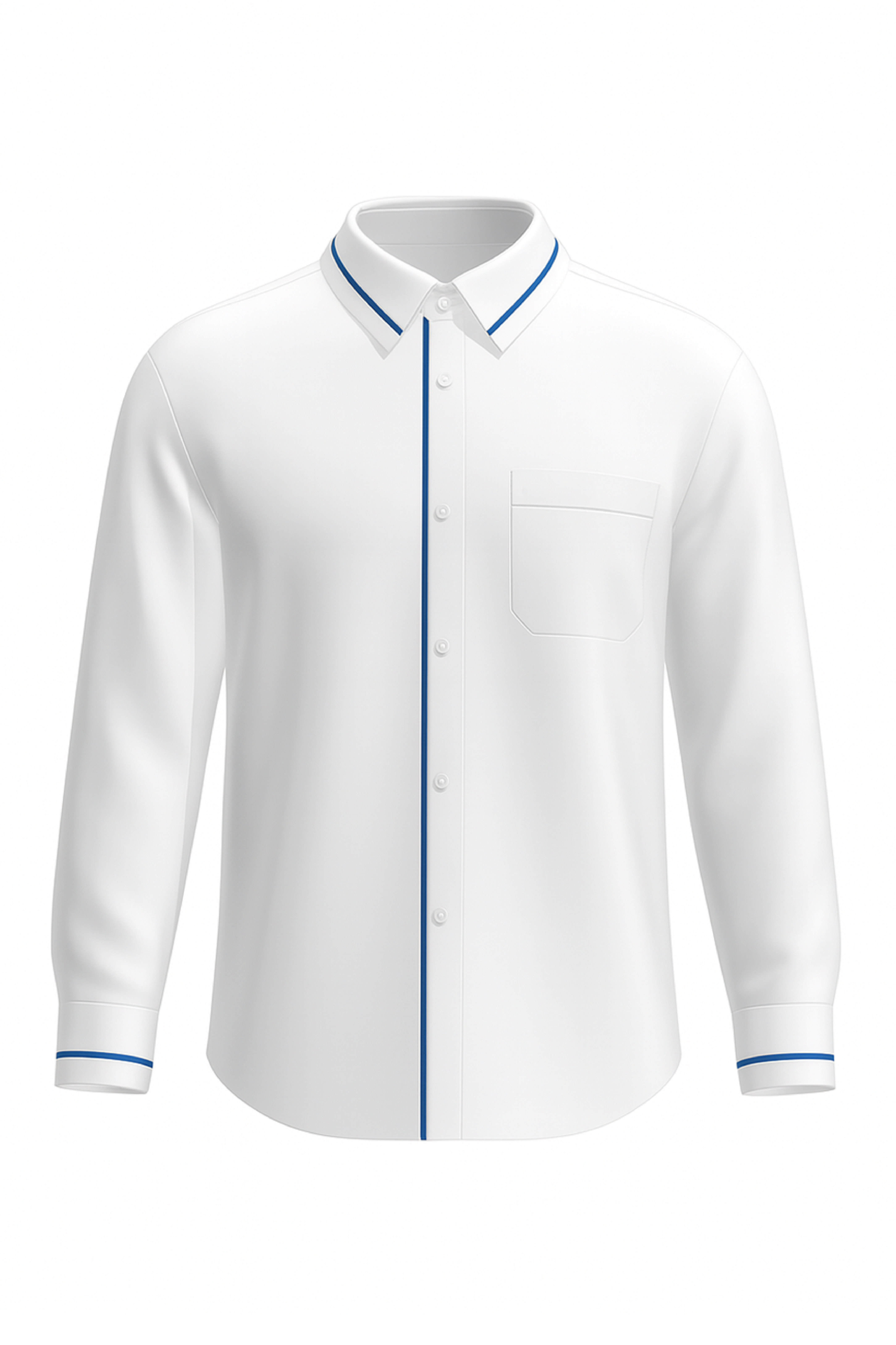 Lands End-Men's Short Sleeve Easy Care Twill Shirt
